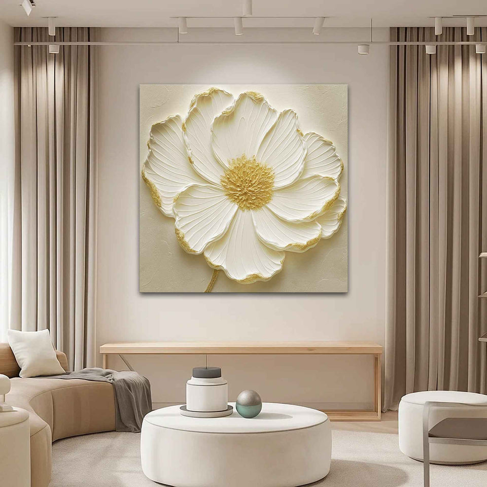 Modern Abstract Flower Wall Art