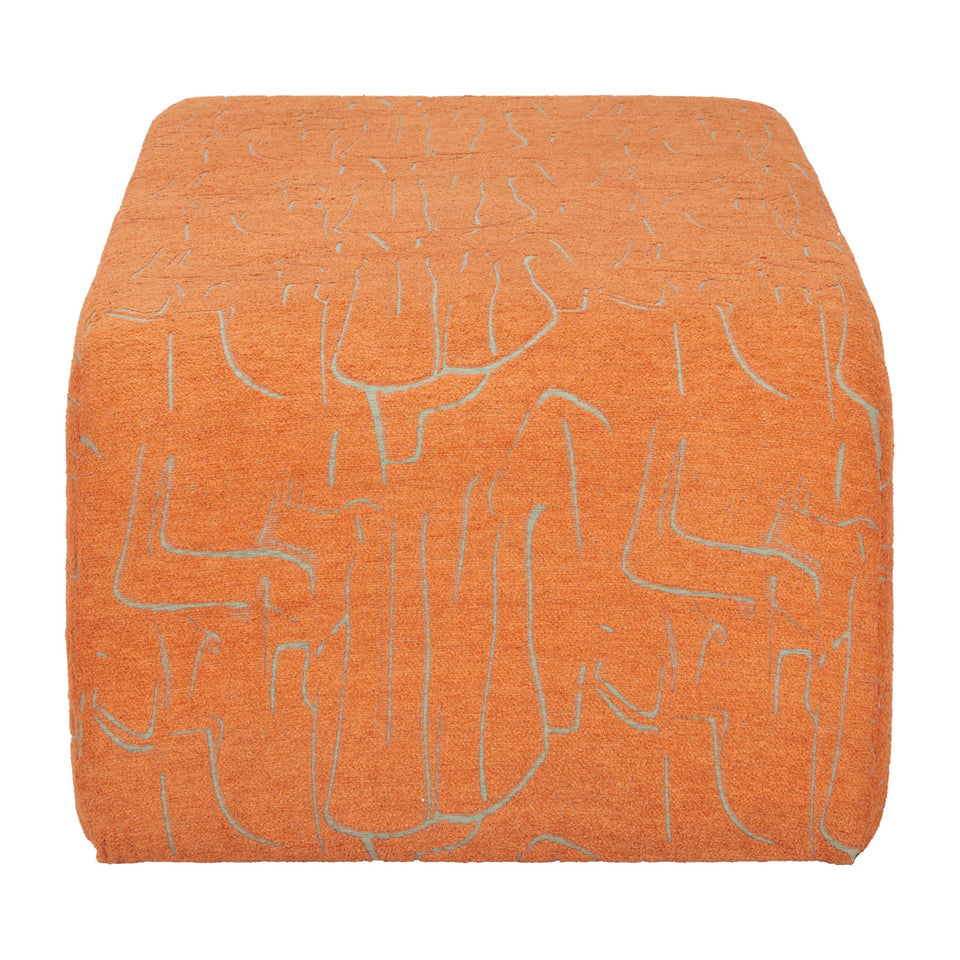 Nendo Bench Abstract Orange