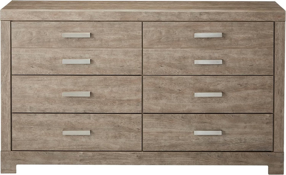 Culverbach Scandinavian Dresser 6 Drawers Weathered Gray