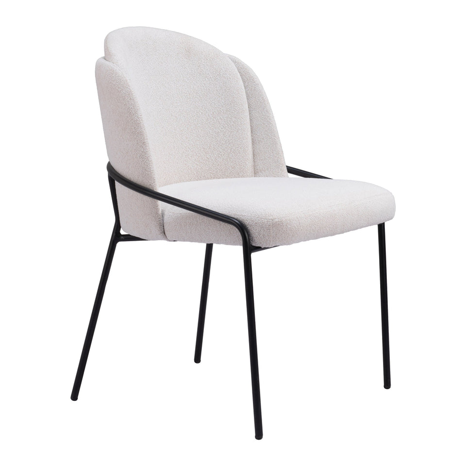 Jambi Dining Chair (Set of 2) Ivory