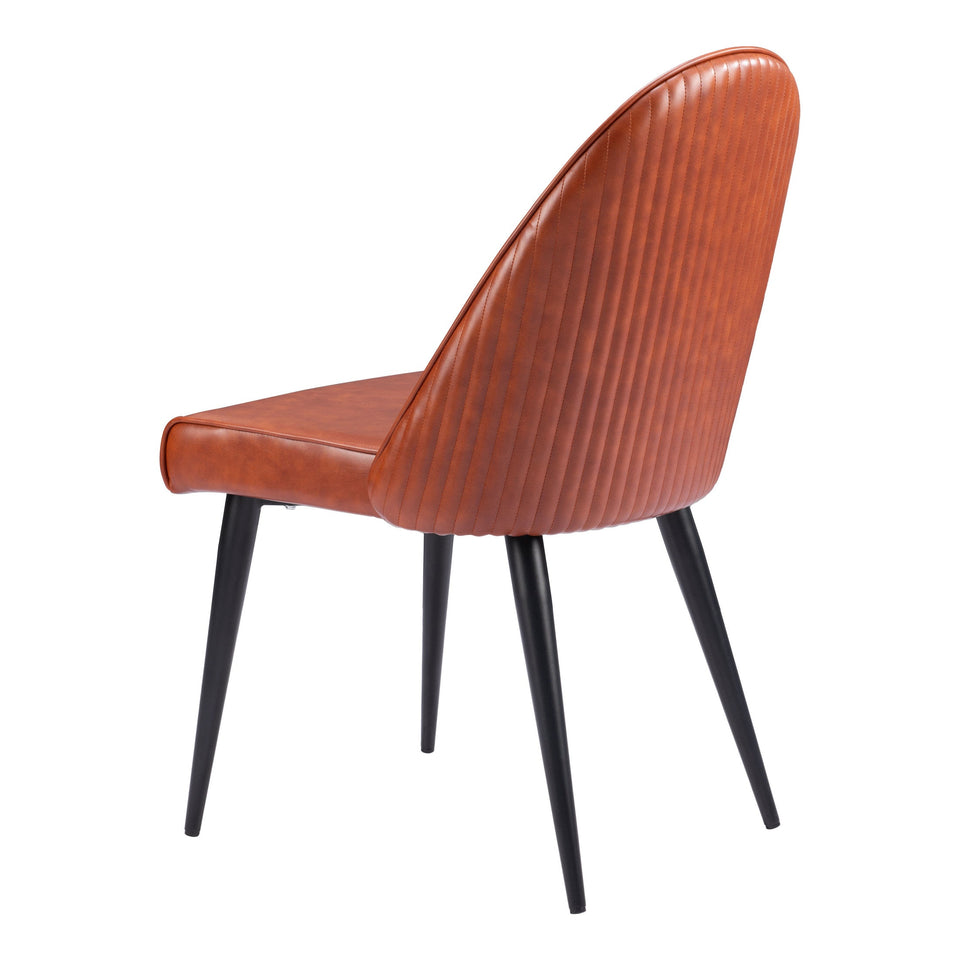 Silloth Armless Dining Chair (Set of 2) Brown