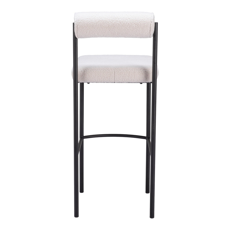 Livorno Barstool (Set of 2) Ivory