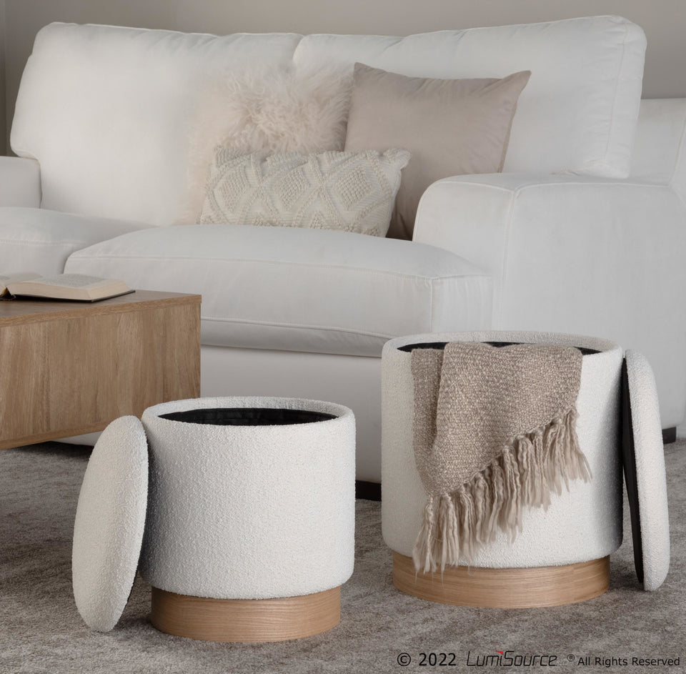 Marla Nesting Ottoman Set