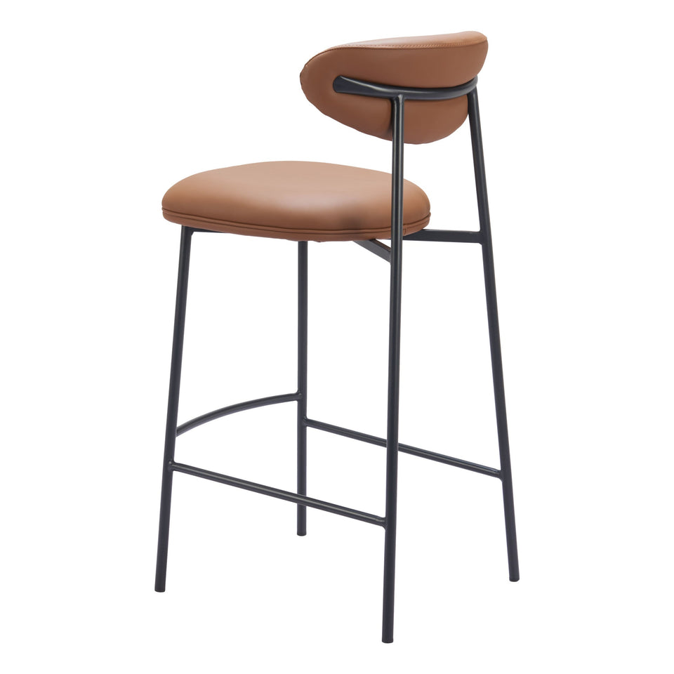 Rorun Barstool (Set of 2) Brown
