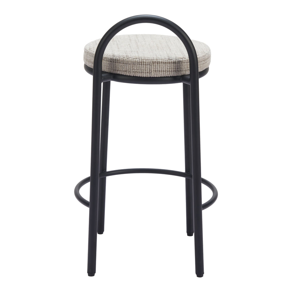 Sisal Counter Stool (Set of 2) Beige Tweed