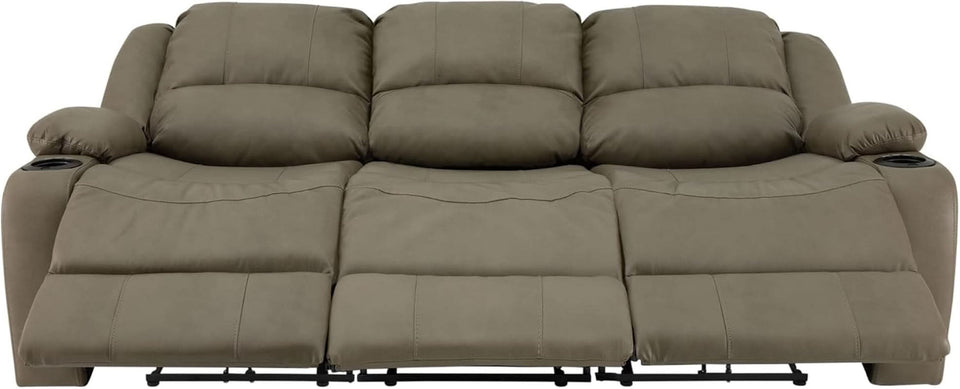 80 Inch Powered Triple Wall Hugger RV Recliner Sofa