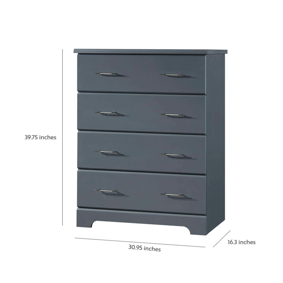 Brookside 4 Drawer Dresser Gray Greenguard Gold Certified