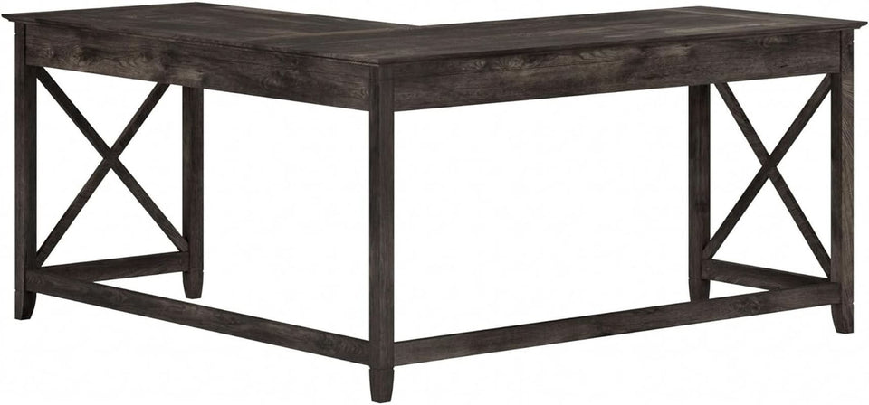 60 Inch L Shaped Desk Modern Farmhouse Home Office