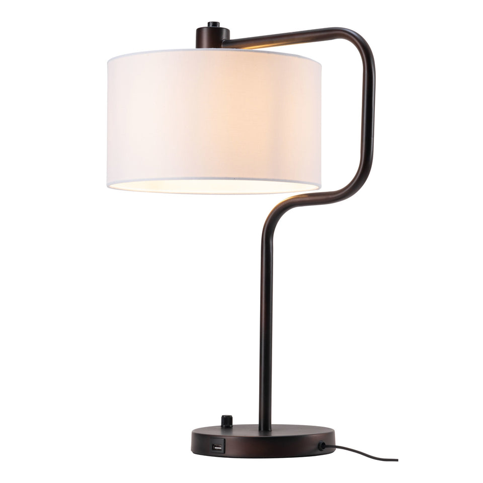 Middlemist Table Lamp White