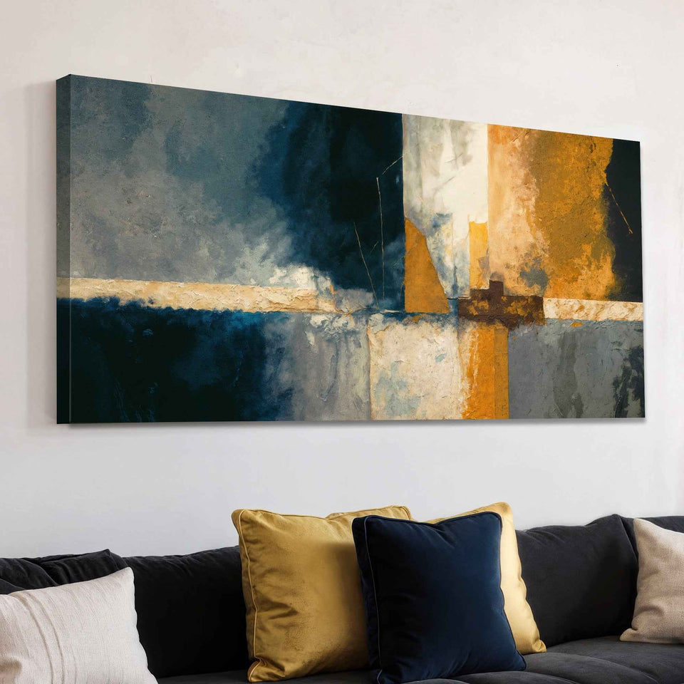 Abstract Geometric Lines Wall Art