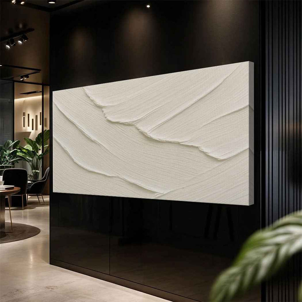 Abstract Minimalist Wave Wall Art II