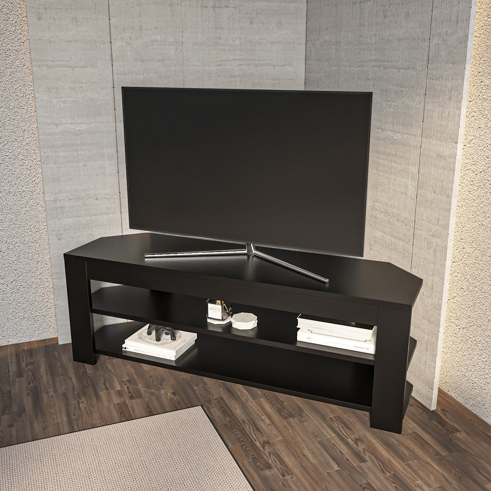 Rita 47" Modern Space-Saving Corner TV Stand