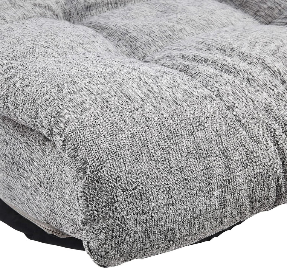 Grey Adjustable Swivel Ergonomic Headrest Lounge Chair