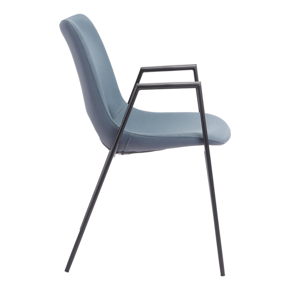 Desi Dining Chair (Set of 2) Azure Gray