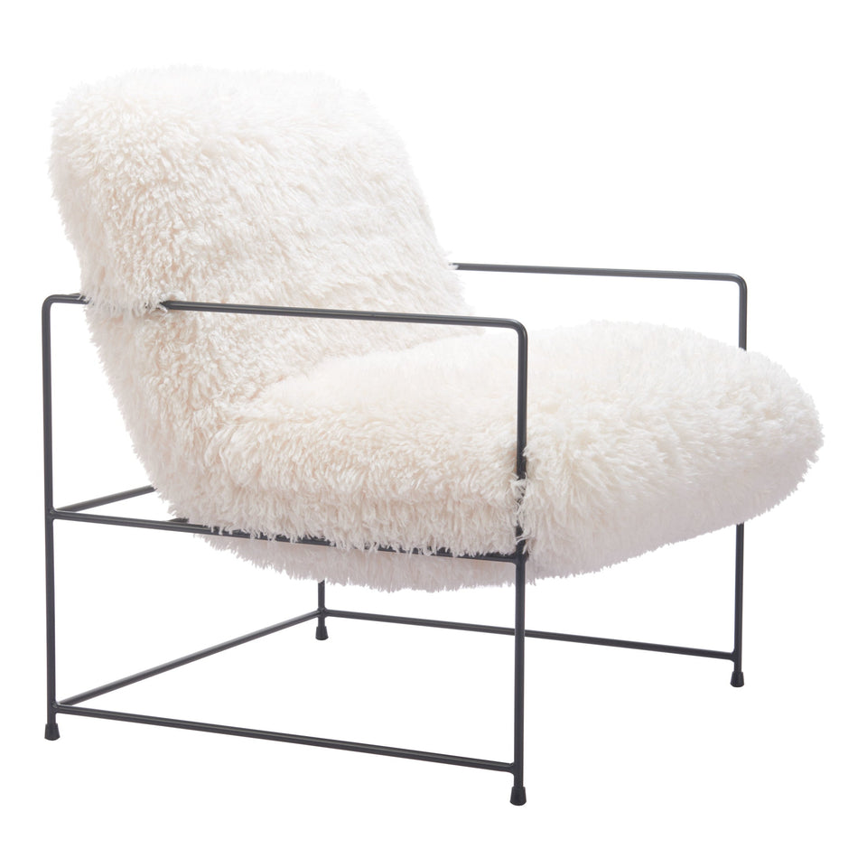 Pelut Accent Chair White