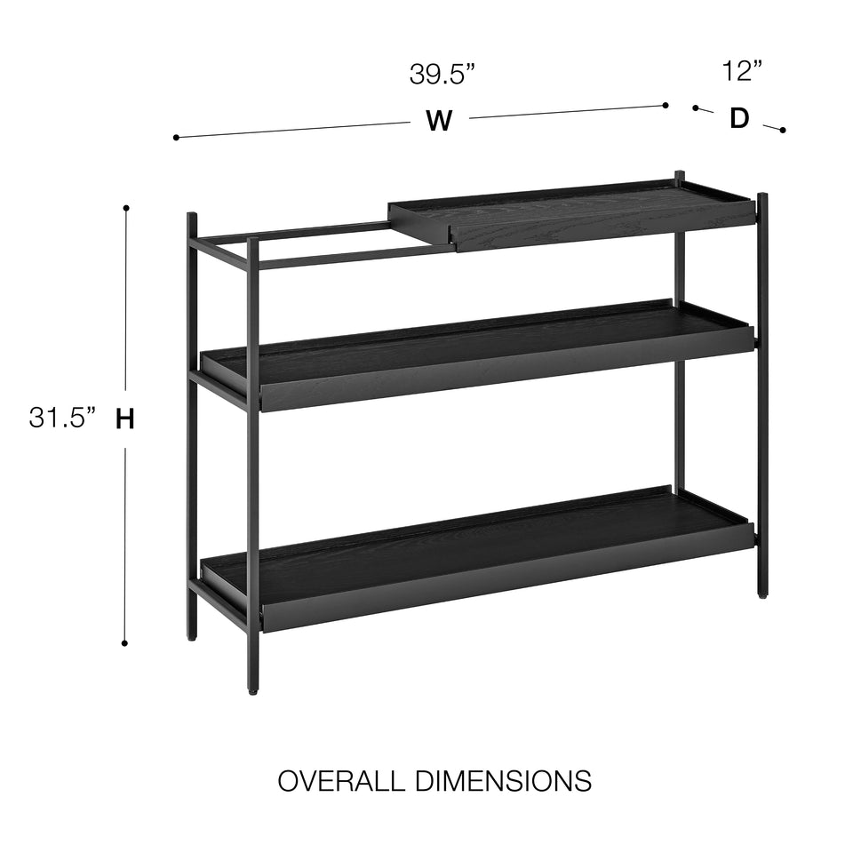 Kumla 39" 3-Tier Shelving Unit