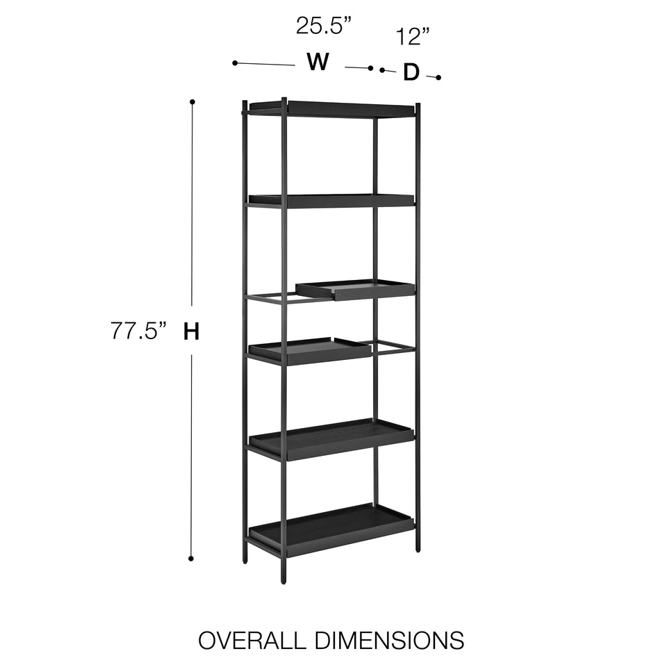 Kumla 26" 6-Tier Shelving Unit
