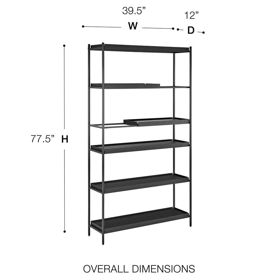 Kumla 39" 6-Tier Shelving Unit