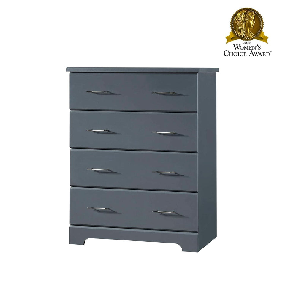 Brookside 4 Drawer Dresser Gray Greenguard Gold Certified
