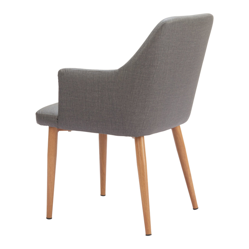 Wisom Dining Chair (Set of 2) Gray