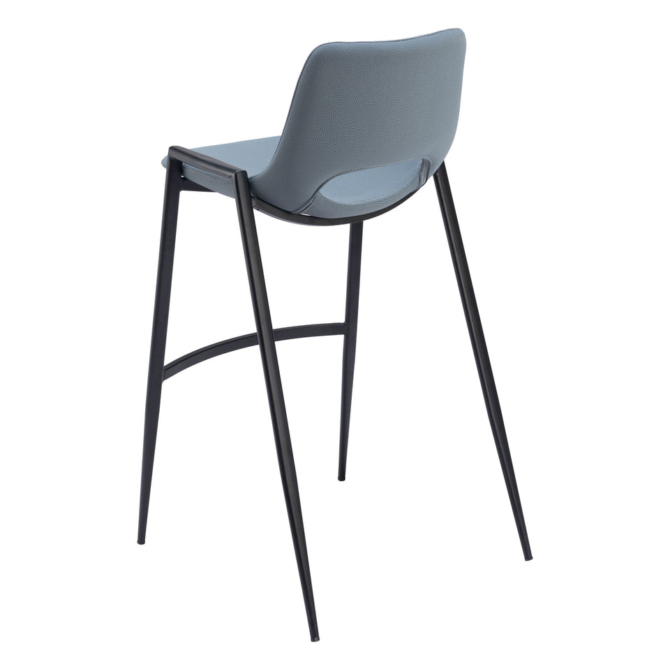 Desi Barstool (Set of 2) Azure Gray
