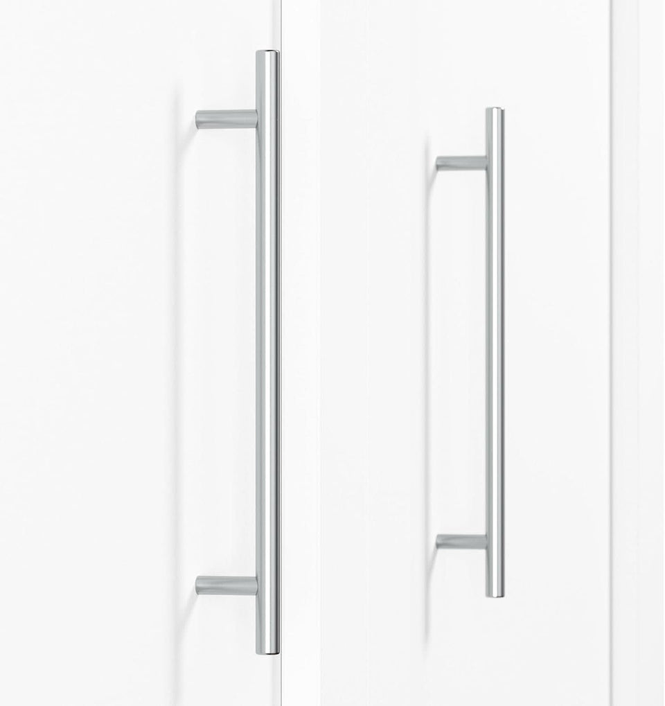 65 Inch Queen Murphy Bed With Wardrobe Storage System