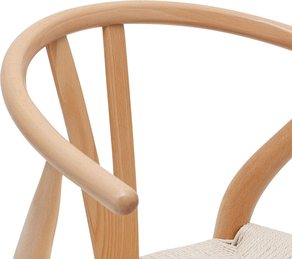Natural Hemp Mid Century Woven Armchair Indoor Outdoor