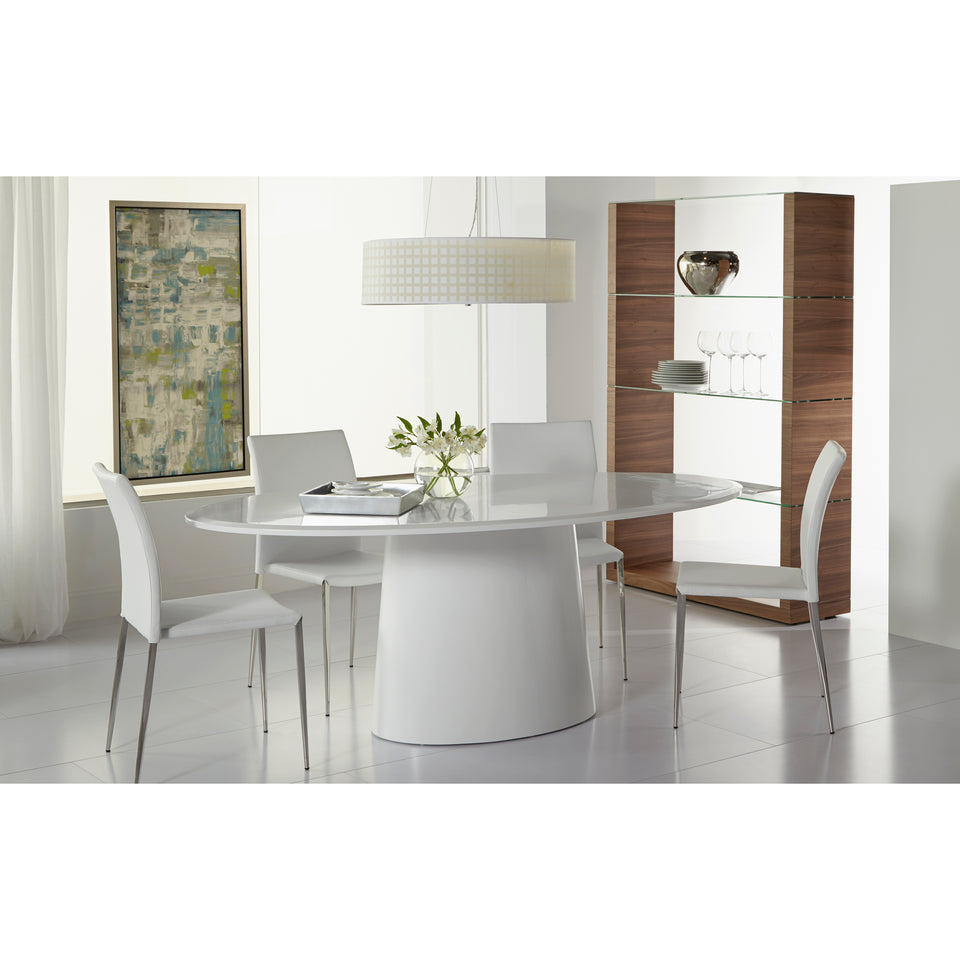 Deodat 79" Oval Table