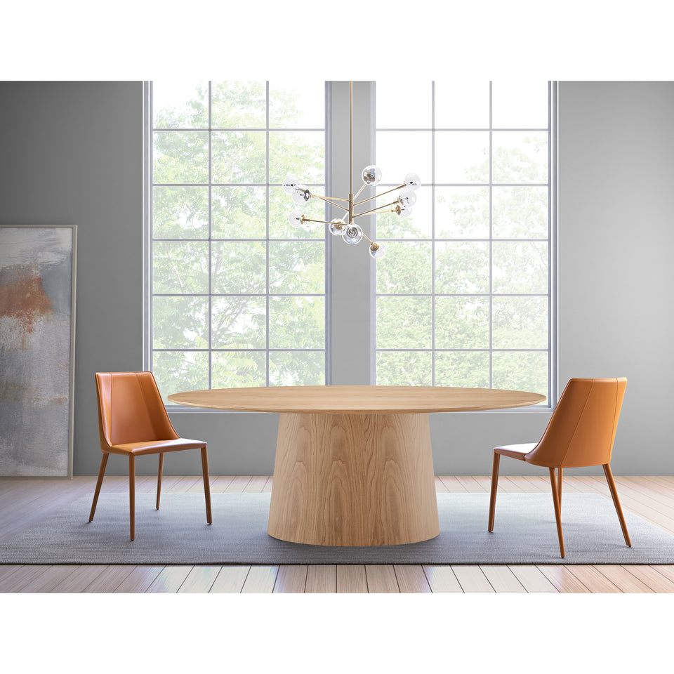 Deodat 79" Oval Table