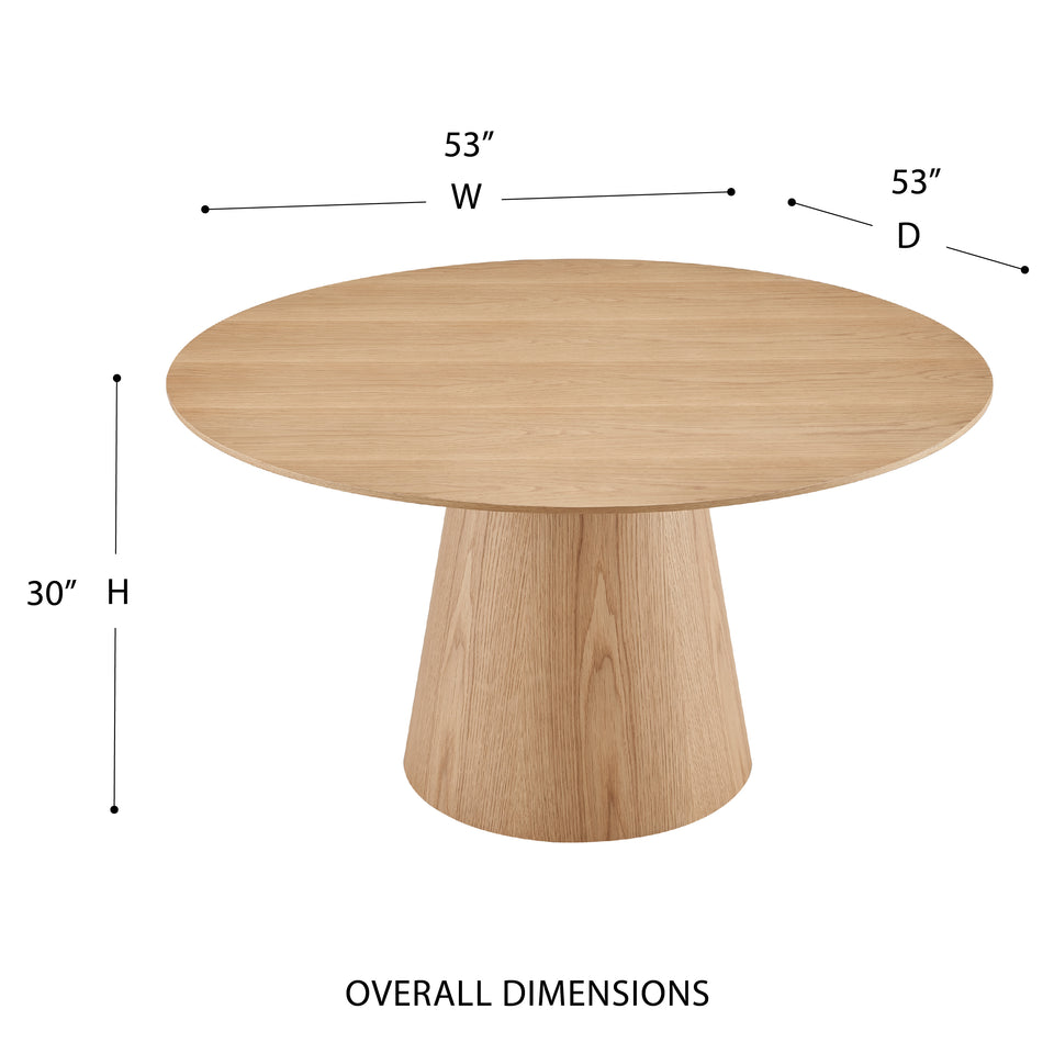 Wesley 53" Round Table