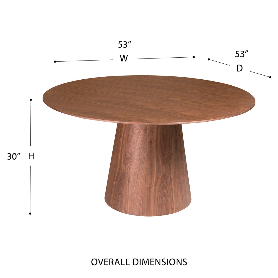 Wesley 53" Round Table