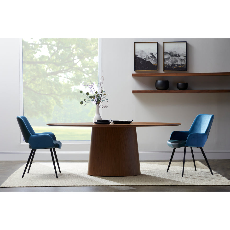 Deodat 79" Oval Table