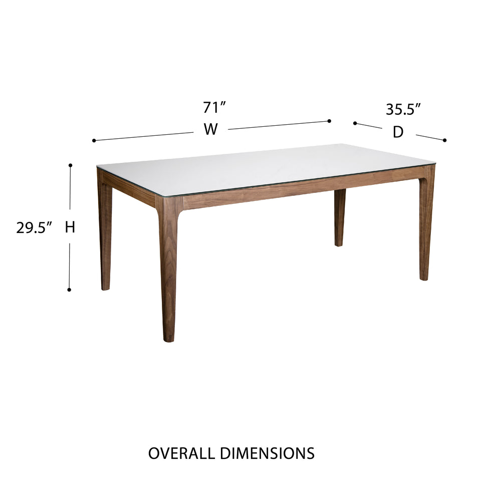 Haldis 71" Rectangle Table