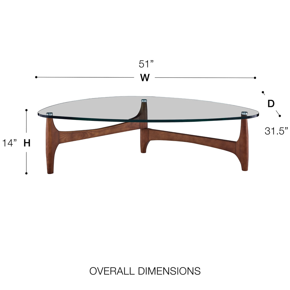 Ledell 51" Coffee Table