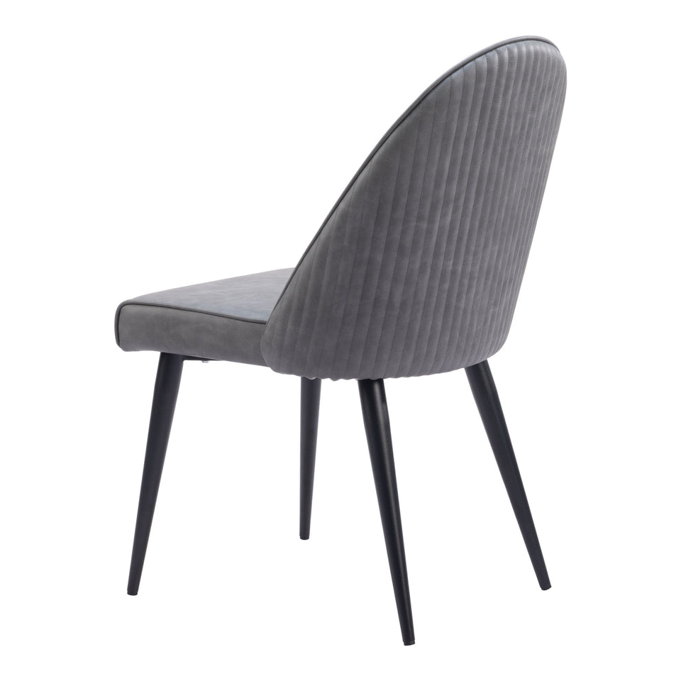 Silloth Armless Dining Chair (Set of 2) Gray