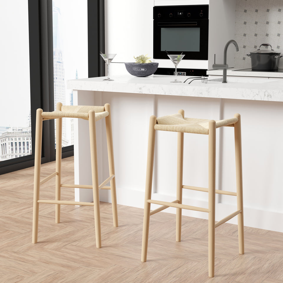 Evelina Counter Stool without Backrest