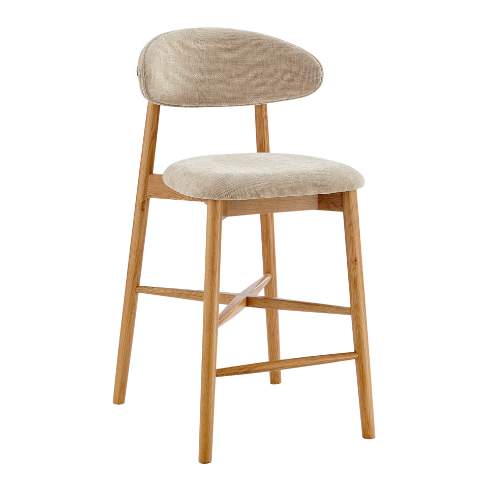 bar stool - side angle view