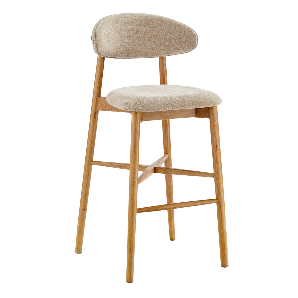 bar stool - side angle view