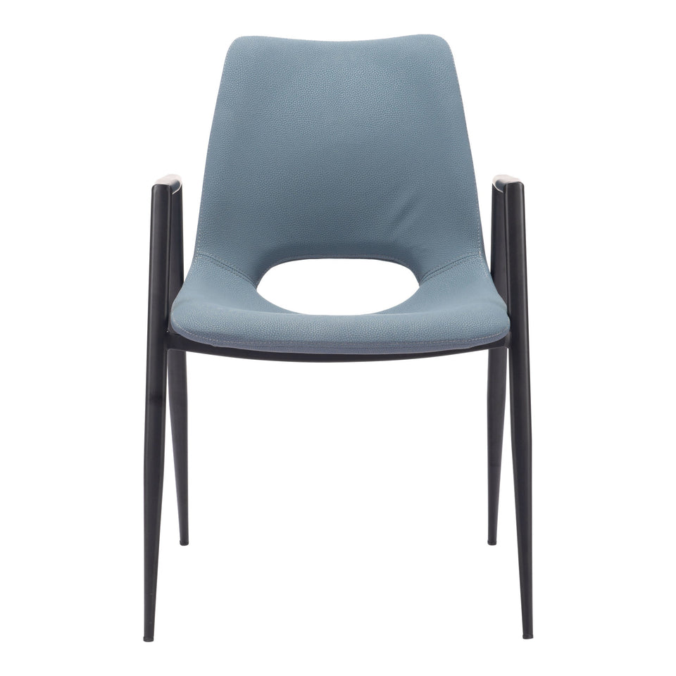 Desi Dining Chair (Set of 2) Azure Gray