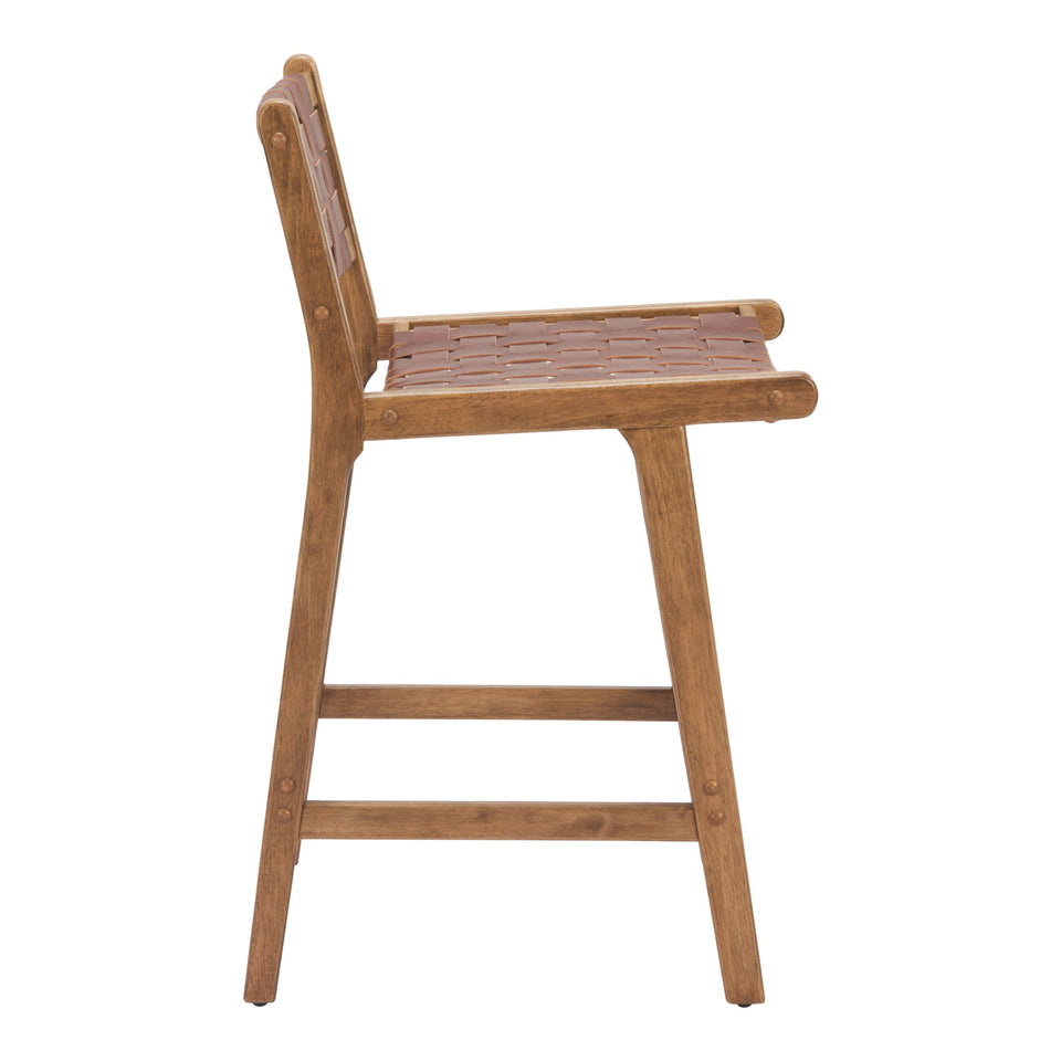 Feder Counter Stool (Set of 2) Brown