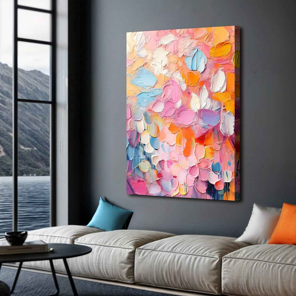 Blooming Rhapsody Abstract Wall Art