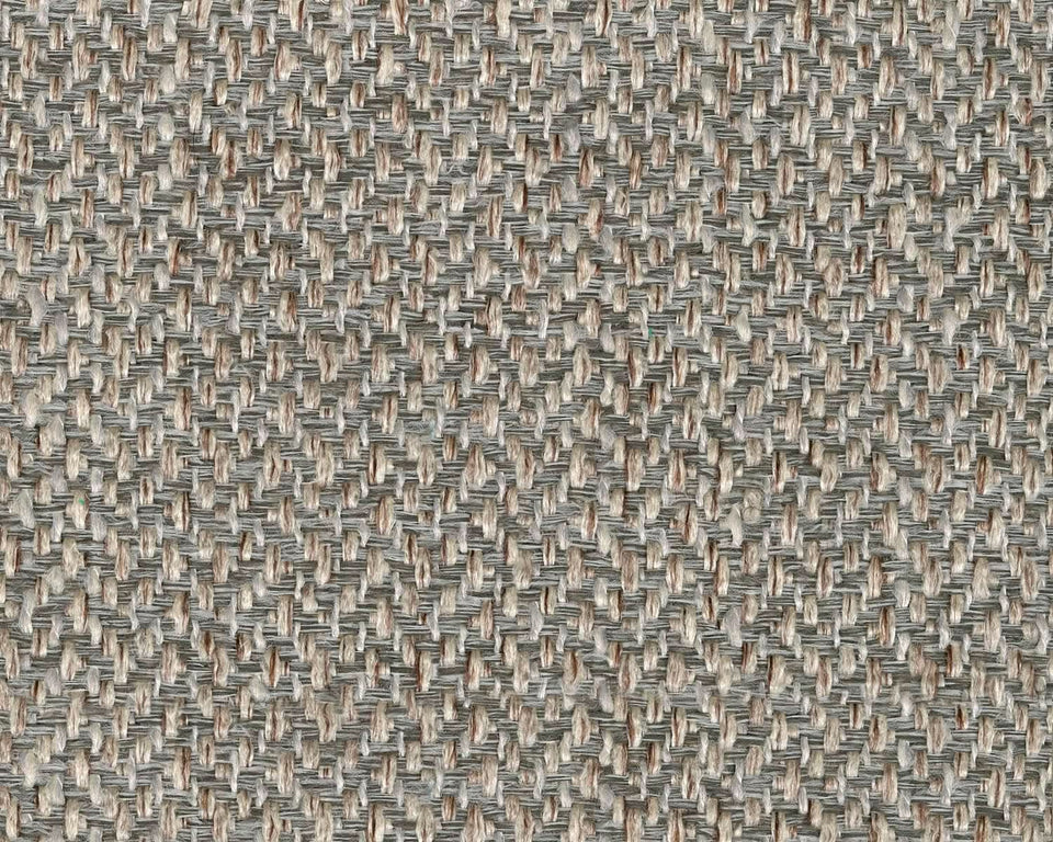 Rectangular Upholstered Ottoman Light Brown Bun Legs