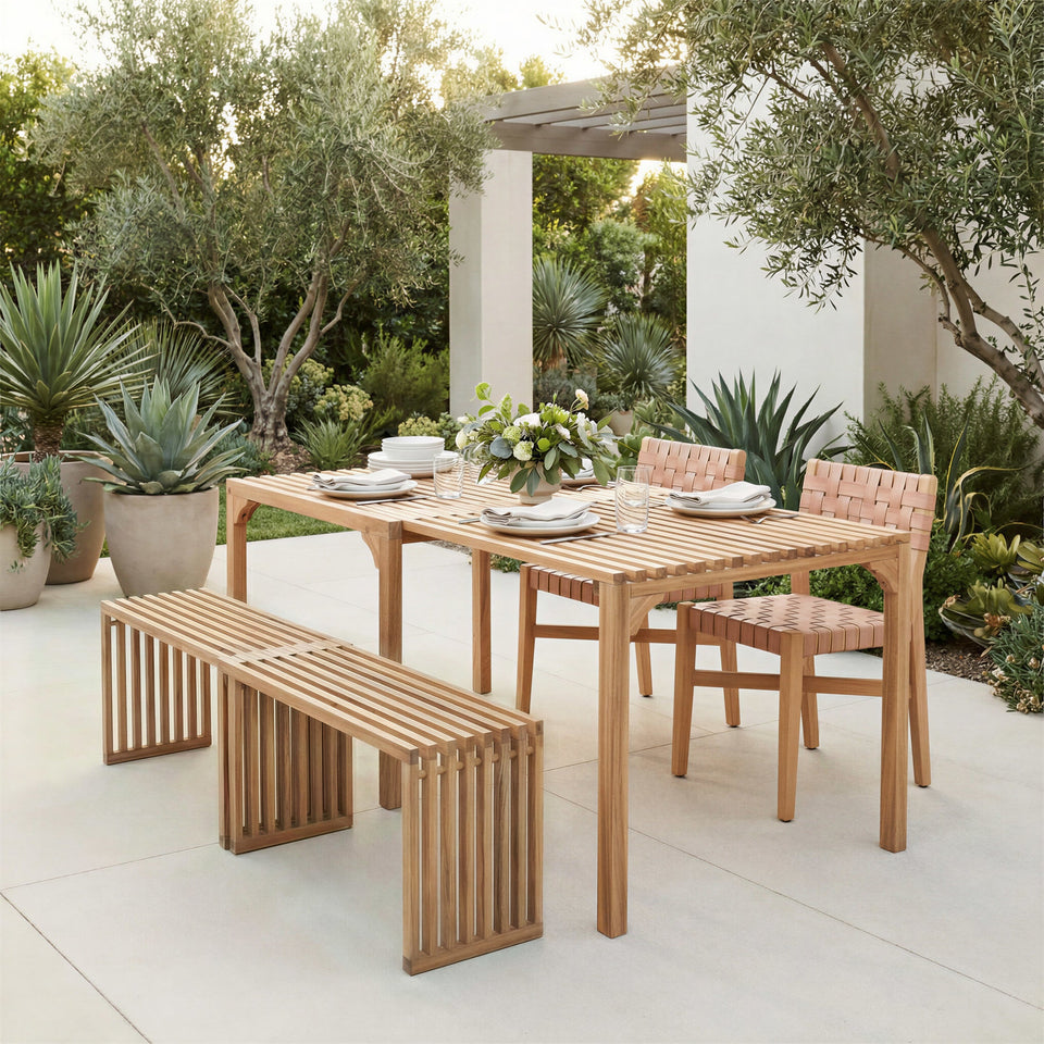 Riviera Extendable Dining Table Natural
