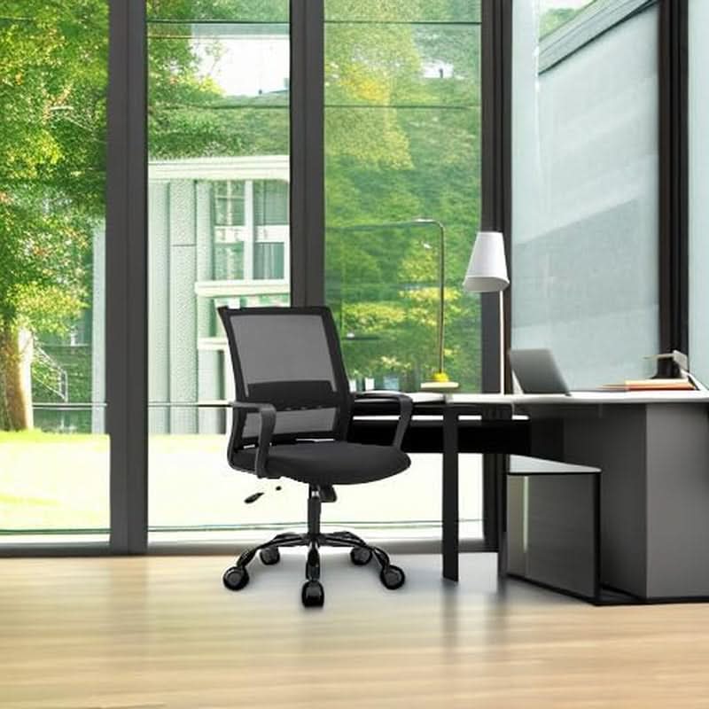Ergonomic Mesh Office Chair With Lumbar Support Adjustable