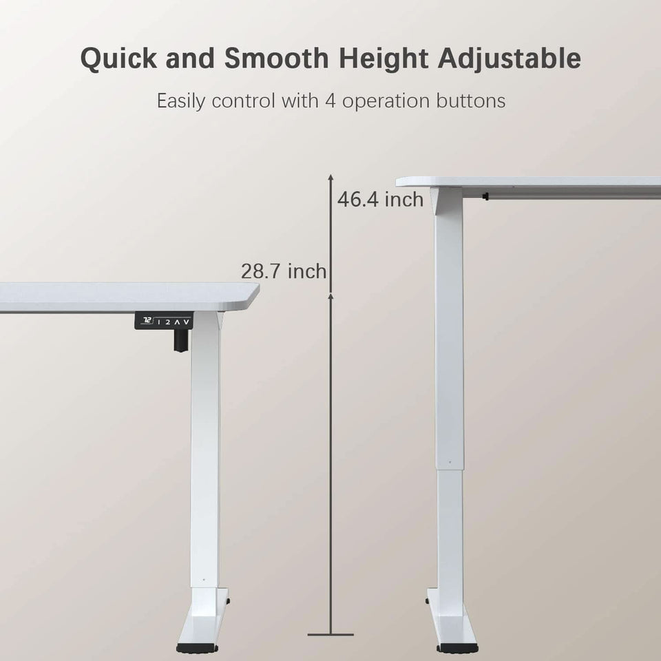 Electric Standing Desk 55x24 Inches Memory Presets