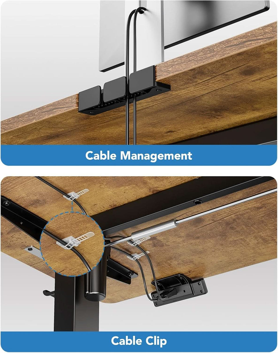 48x24 Inch Electric Standing Desk With Adjustable Height