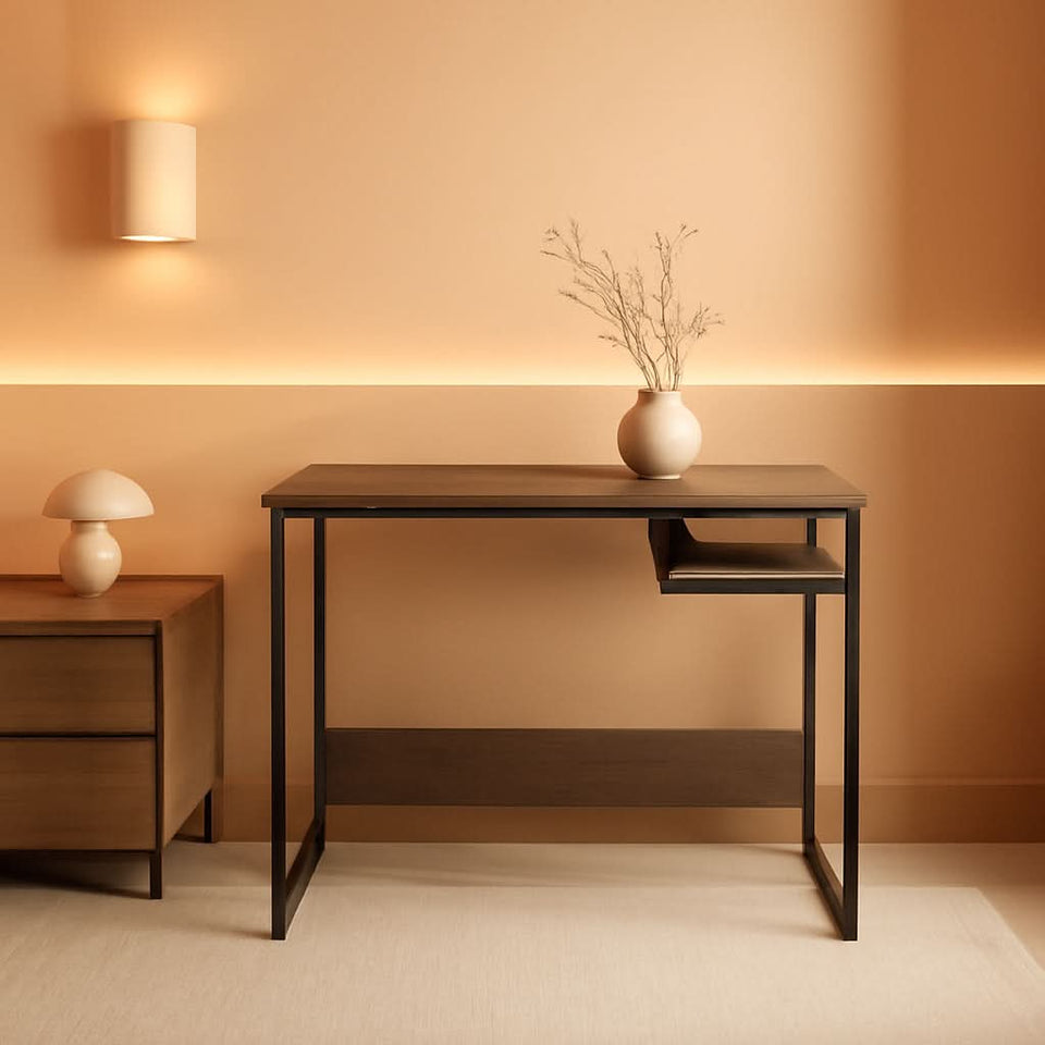 Moretti Lifestyle 35 Inch Study Desk Columbia Walnut