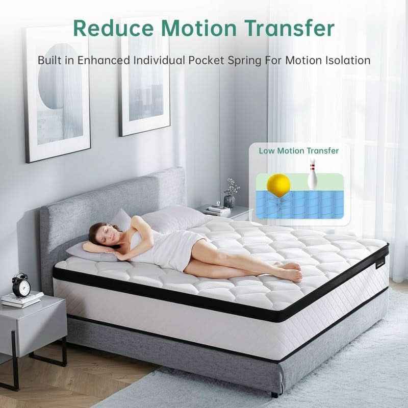 Full Size 10 Inch Hybrid Thermoregulating Mattress