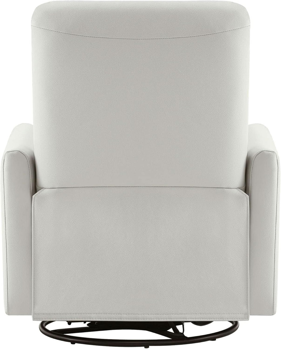 Cream Power Recliner Chair With USB Charging Lumbar Support