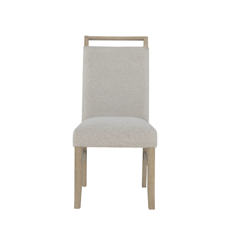Vanilla - Real Marble Dining Table And Chair Set With Upholstery - Beige / Natural